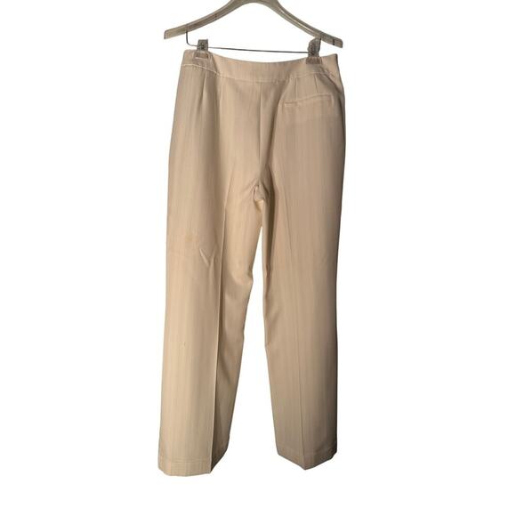 Y2K Cato 2pc Cream Pink Gray Striped Suit. Jacket and Pants Women's Size 14 - Picture 7 of 7